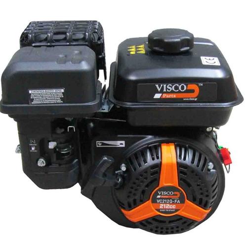 Κινητήρας βενζίνης σφήνα Φ19mm 7HP 212cc VISCO VC212Q-FA