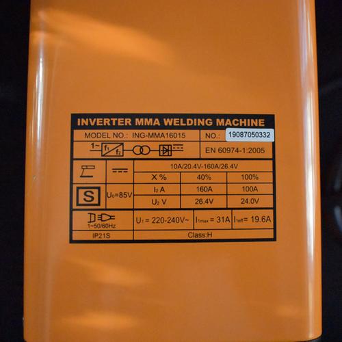 Ηλεκτροκόλληση Inverter 160A INGCO MMA16015 