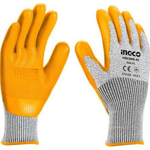 Γάντια Υψηλής Αντοχής Στα Κοψίματα INGCO HGCG08-XL