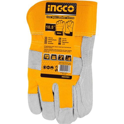 Γάντια Δερμάτινα Μόσχου XL σε Blister ανά ζευγ. INGCO HGVC01P 