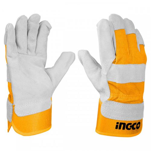 Γάντια Δερμάτινα Μόσχου XL (Ζεύγος) INGCO HGVC01P 