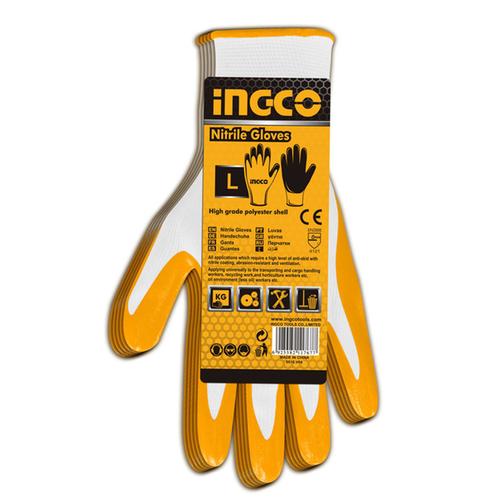 Γάντια Νιτριλίου INGCO HGNG01P-L 
