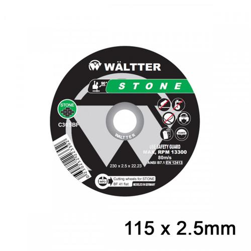 Δίσκος Κοπής Δομικών Υλικών 115 x 2.5mm x 22.2mm WÄLTTER 1152522