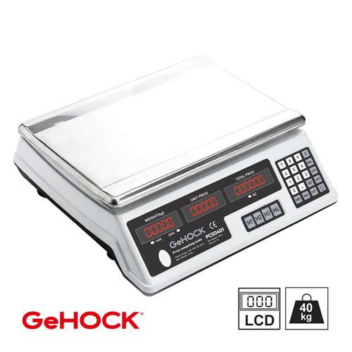 Ψηφιακή επιτραπέζια ζυγαριά 40kg White GeHOCK 60-PCS0401