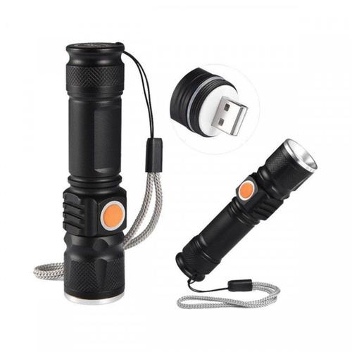 Φακός Επαναφορτιζόμενος Led με usb 59-000029