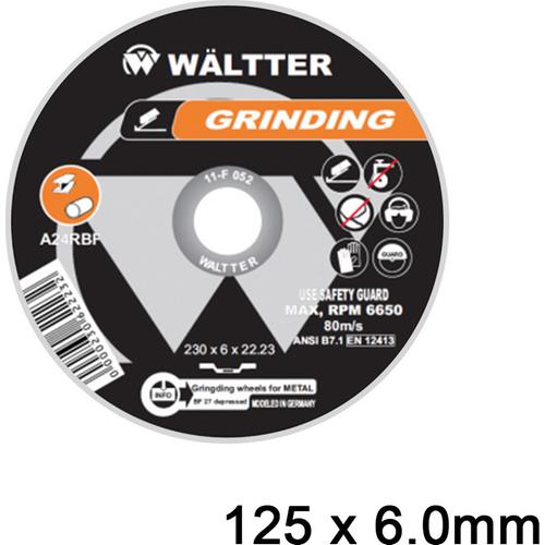 Δίσκος Λείανσης Σιδήρου 125 x 6.0mm x 22.2mm INOX WÄLTTER 1256022