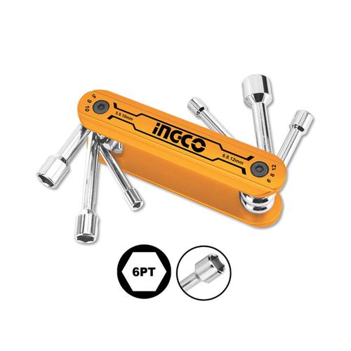 Κλειδιά καρυδάκια τ. Σουγιάς 5-12mm Cr-V και AL INGCO HFND0601
