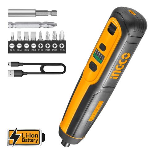 Κατσαβίδι Μπαταρίας 4V Li-Ion USB Type-C Σετ 11τεμ. INGCO CSDLI0413