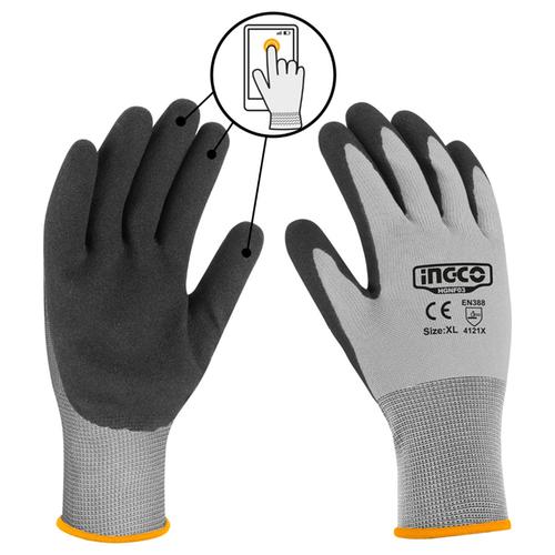 Γάντια Νιτριλίου για Οθόνη Αφής INGCO HGNF03-XL