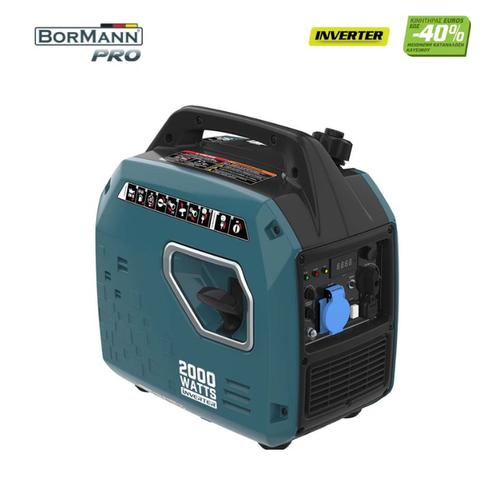 Γεννήτρια Βενζίνης Inverter 1.9kW BORMANN PRO BGB2000 / έως και 12 άτοκες δόσεις