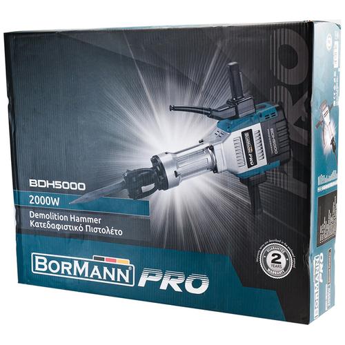 Κατεδαφιστικό Πιστολέτο 2000W 62J BORMANN PRO BDH5000 / εώς 12 Άτοκες δοσεις