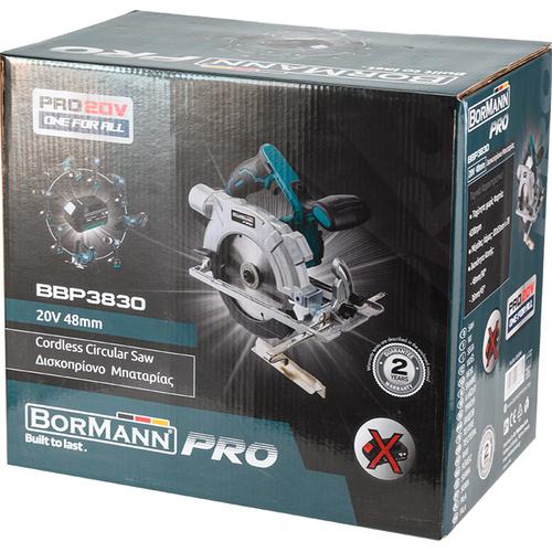 Δισκοπρίονο Μπαταρίας 20V (SOLO) BORMANN PRO BBP3830