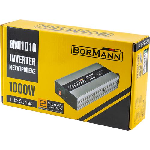 Inverter Αυτοκινήτου 1000W για Μετατροπή 12V DC σε 220V AC με 1xUSB BORMANN LITE BMI1010