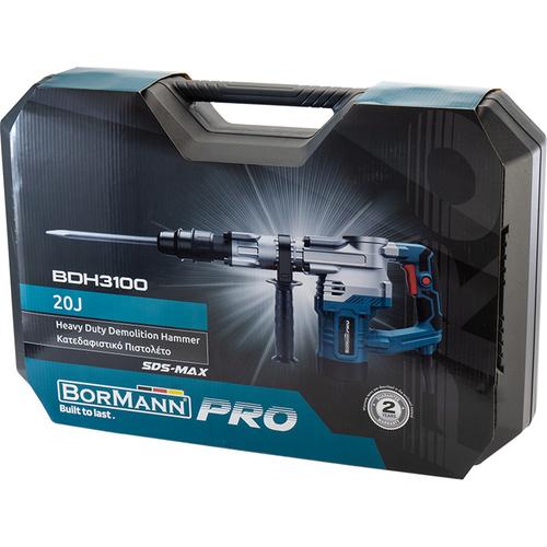 Κρουστικό Κατεδαφιστικό Ρεύματος 1300W με SDS Max BORMANN PRO BDH3100 / εώς και 6 Άτοκες Δόσεις