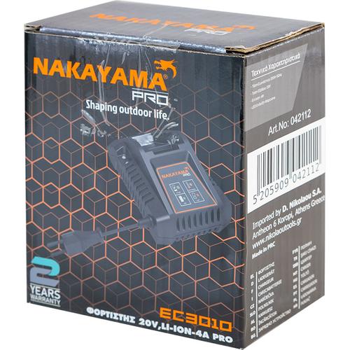 Φορτιστής 20V, Li-Ion-4A NAKAYAMA PRO EC3010