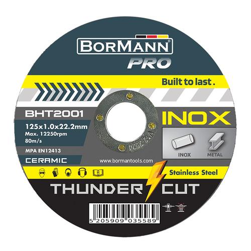 Δίσκος Κοπής Μετάλλου 125mm 10τμχ BORMANN PRO BHT2001
