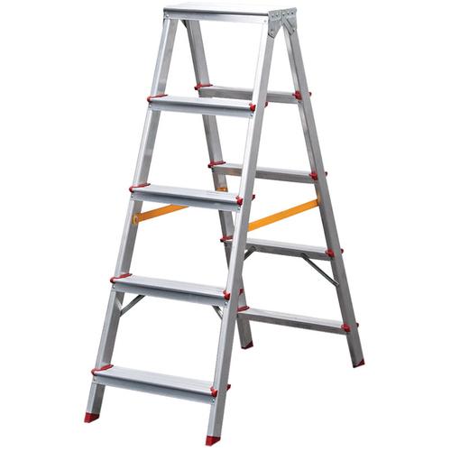 Σκάλα Αλουμινίου 2x4 Σκαλιά, Αντιολισθητικά Σκαλιά και Πόδια και Ιμάντες Ασφαλείας BORMANN PRO BHL9035