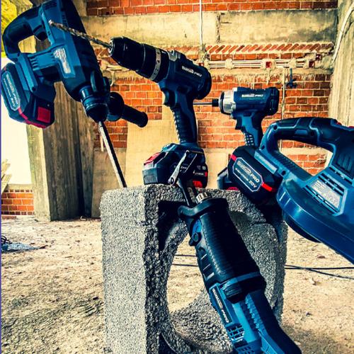 Μπουλονόκλειδο Compact,Brushless,Μπαταρίας 20V, 3 ταχυτήτων σε Τσάντα Μεταφοράς 1x4Ah BORMANN BBP9240