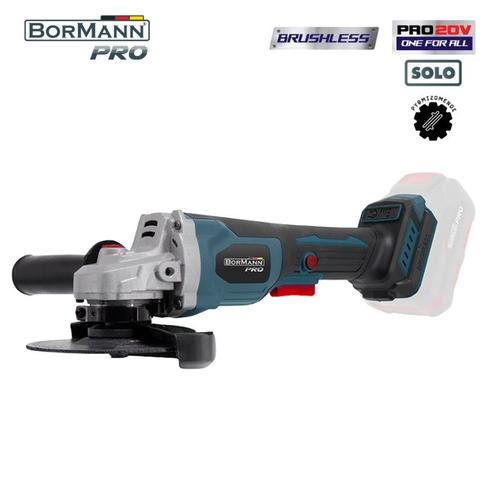 Γωνιακός Τροχός Brushless Ρυθμιζόμενος 20V,Li-Ion, SOLO (χωρίς μπαταρία & φορτιστή) BORMANN Pro BBP3650