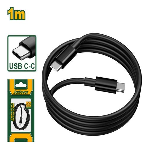 Καλώδιο USB TYPE-C σε TYPE-C 1m 3A JADEVER JDUB1502 400344