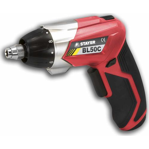 Κατσαβίδι Μπαταρίας 3.6V - 1.3 Ah σε κασετίνα STAYER BL50CK