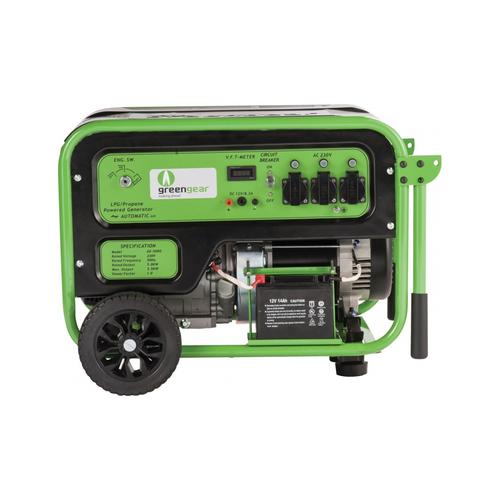 Γεννήτρια υγραερίου 6,5 kW/8 KVA Ιταλίας GREENGEAR GE6000