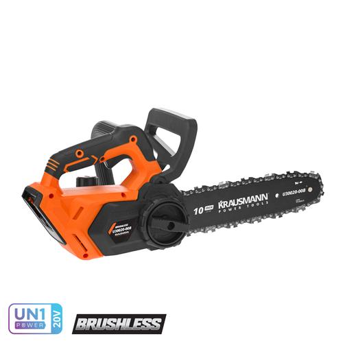 Αλυσοπρίονο μπαταρίας brushless 20V 25cm 2,3Kg (χωρίς μπαταρία & φορτιστή) KRAUSMANN U30020-00B