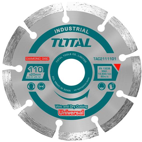 TOTAL ΔΙΑΜΑΝΤΟΔΙΣΚΟΣ ΥΓΡΑΣ ΚΟΠΗΣ Φ-110mm Χ 20mm ΓΙΑ ΚΟΦΤΗ TS3141102 (TAC2111101)