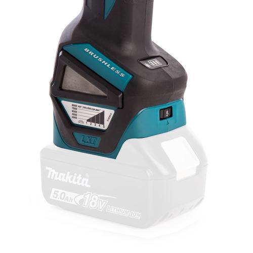 Γωνιακός Τροχός Makita 18V Li-Ion Brushless σε Makpac DGA513ZJ