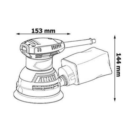 Τριβείο Έκκεντρο 240W / 125mm Makita  M9204 