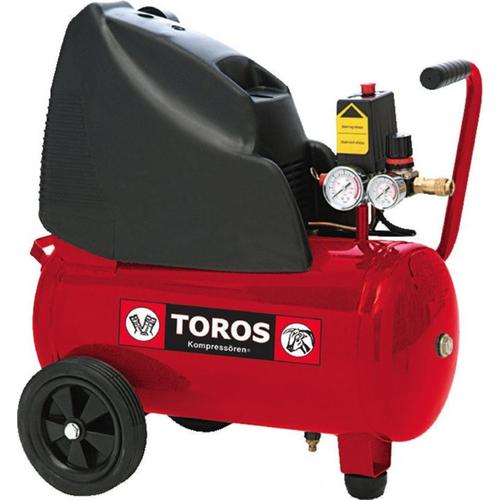 Αεροσυμπιεστής Μονομπλοκ Oil Free 2Hp 24lt TOROS 40148