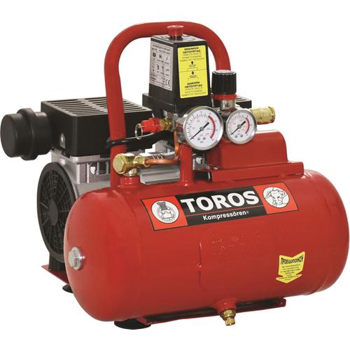 Αεροσυμπιεστής Μονομπλοκ Oil Free Silent 0,75Hp 6lt TOROS 40150